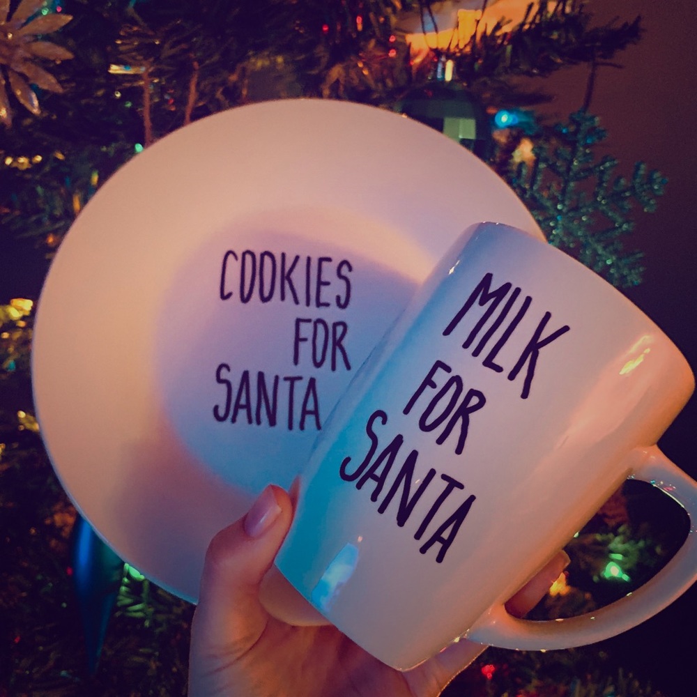 Milk & Cookie Santa Set